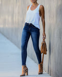 Name Of The Game Mid Rise Skinny