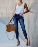 Name Of The Game Mid Rise Skinny