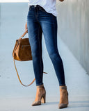 Name Of The Game Mid Rise Skinny