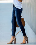 Name Of The Game Mid Rise Skinny