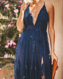 Antonia Maxi Dress - Navy - One Size