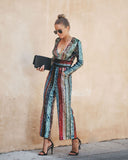 Pop The Champagne Pocketed Sequin Jumpsuit