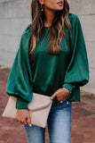 Lynkc Kelly Satin Statement Blouse(2 Colors)