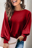 Lynkc Kelly Satin Statement Blouse(2 Colors)