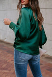 Lynkc Kelly Satin Statement Blouse(2 Colors)
