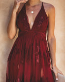 Antonia Maxi Dress - Wine