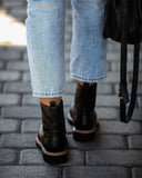 Brycen Faux Leather Lace Up Boot - FINAL SALE