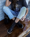 Brycen Faux Leather Lace Up Boot - FINAL SALE