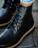 Brycen Faux Leather Lace Up Boot - FINAL SALE