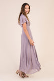 Naples Flutter Sleeve Wrap Maxi