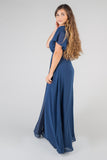 Naples Flutter Sleeve Wrap Maxi