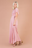 Naples Flutter Sleeve Wrap Maxi