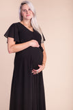 Naples Flutter Sleeve Wrap Maxi