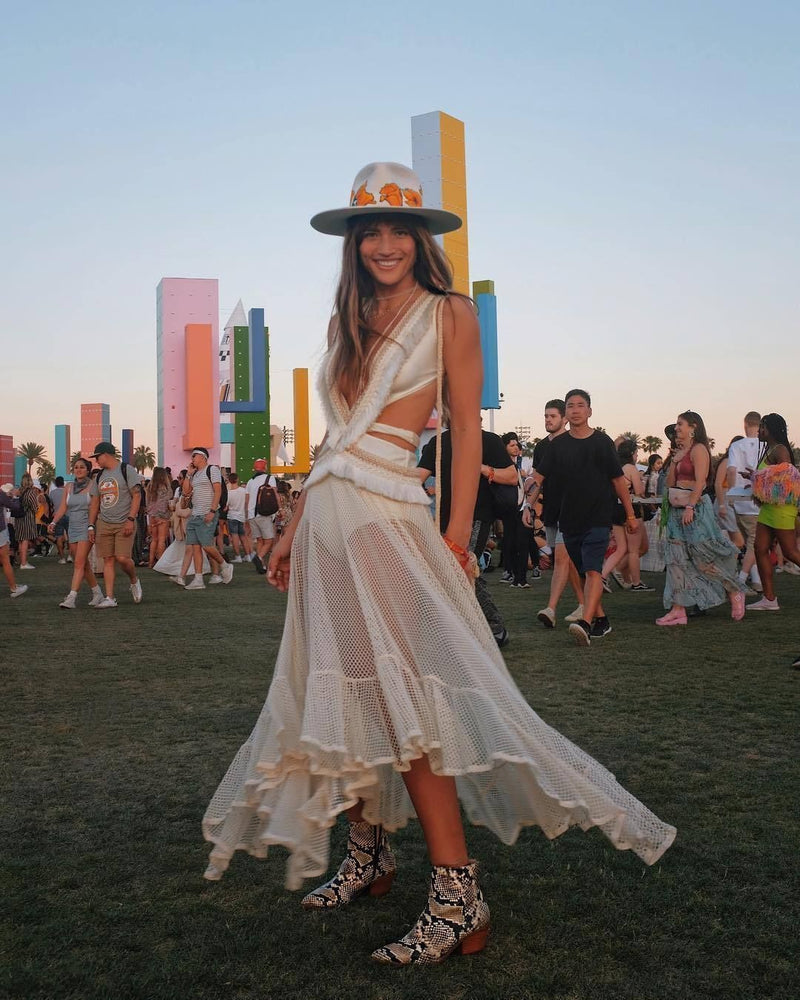 Sexy Deep V Belted See-Through Maxi Dresses