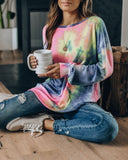 Fairgrounds Tie Dye Relaxed Knit Top