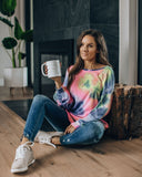 Fairgrounds Tie Dye Relaxed Knit Top
