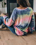 Fairgrounds Tie Dye Relaxed Knit Top