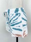 Z Supply The Multi Color Tie Dye Short in Desert White Combo
