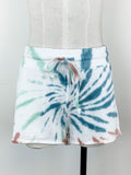 Z Supply The Multi Color Tie Dye Short in Desert White Combo