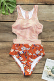 Miss U Poppy Print One-Piece Swimsuit