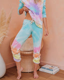 Utopia Cotton Blend Tie Dye Joggers