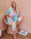 Utopia Cotton Blend Tie Dye Joggers