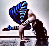 Striped Print Compression Women Kids Yoga Pants