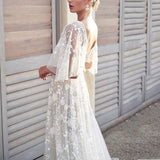 Fashion Lace V-Neck Halter Evening Maxi Dress