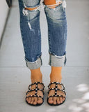 Broderick Studded Sandal - Black