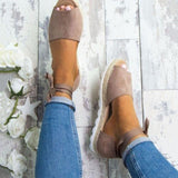 Platform Lace-Up Summer Sandals Shoes