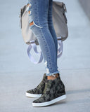 Extra Mile Wedge Sneaker - Camo