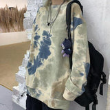 Oversized Tie Dye Long Sleeve Sweatshirt