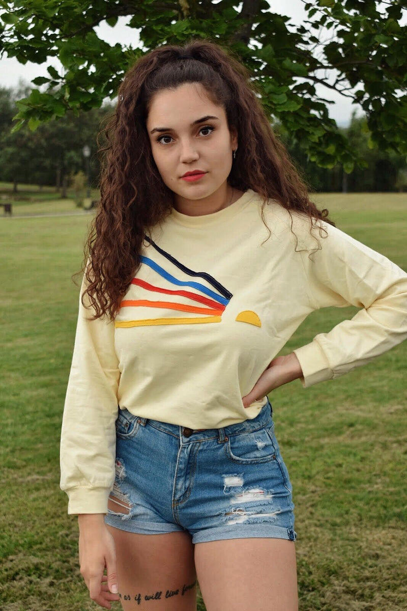 Aviator Nation Daydream Sweatshirt - Vintage White