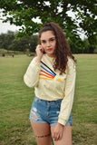 Aviator Nation Daydream Sweatshirt - Vintage White