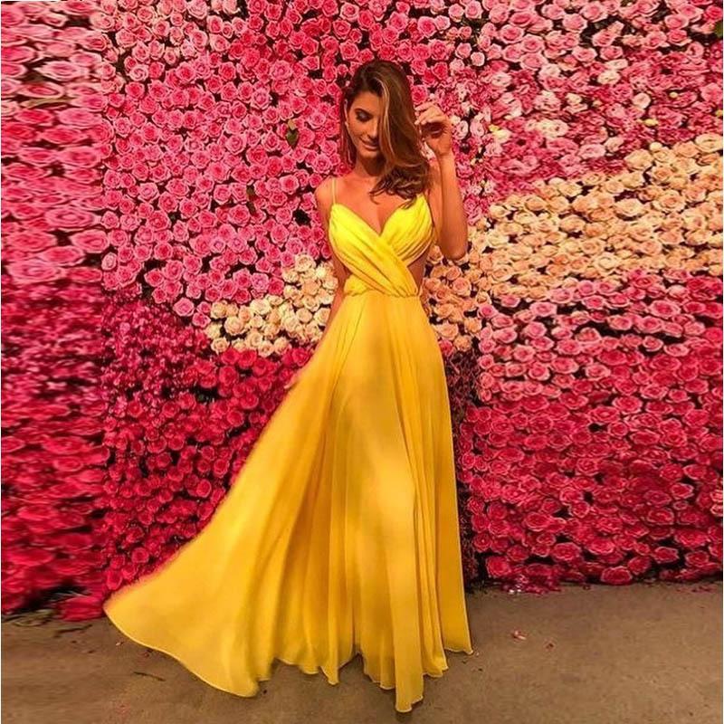 Fashion Solid Sexy Bohemian Beach Office Dresses