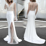 Mermaid Bridal Casual Romantic Dress