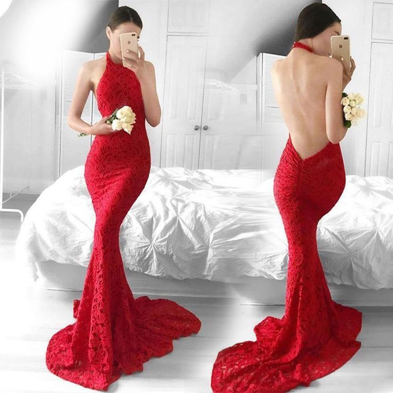Mermaid Lace Formal Dresses