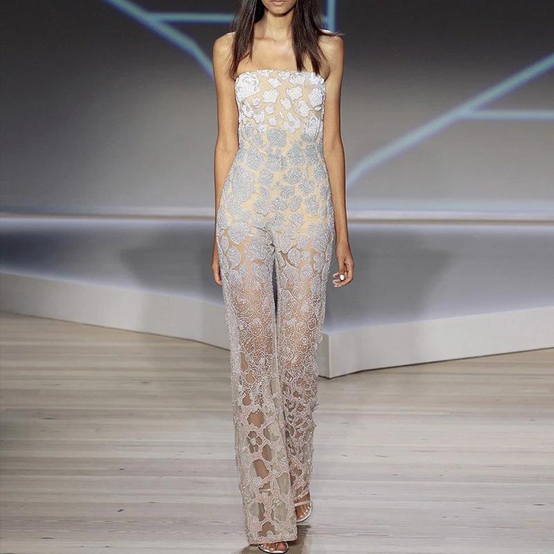 Women's White Jumpsuit