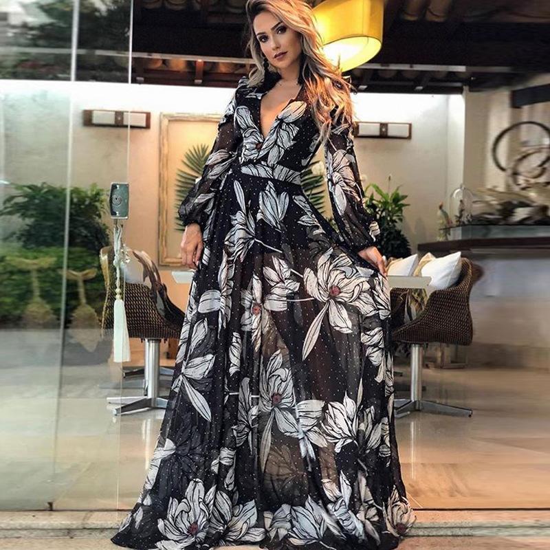 Women Pleated Swing Maxi Dress