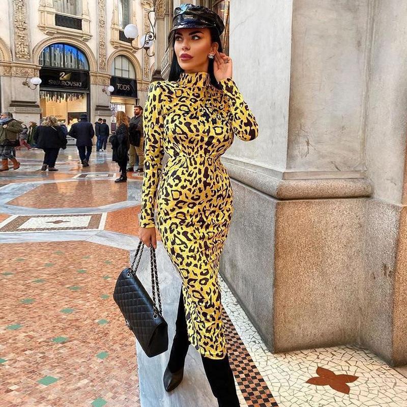 Leopard Midi Dress