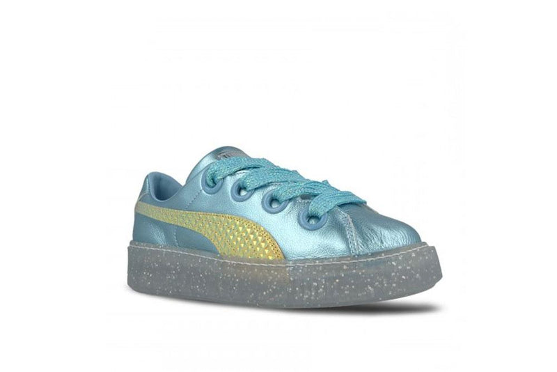 Puma x Sophia Webster Platform Glitter Princess Blue/Gold Women 366131 01
