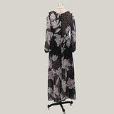 Women Pleated Swing Maxi Dress