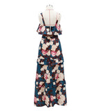 Boho Floral Crop Top & Skirt Set