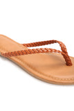 Right But It Felt Thong Sandal - Cognac