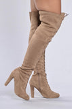 Love Me Long Time Boot - Taupe