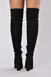 Love Me Long Time Boot - Black