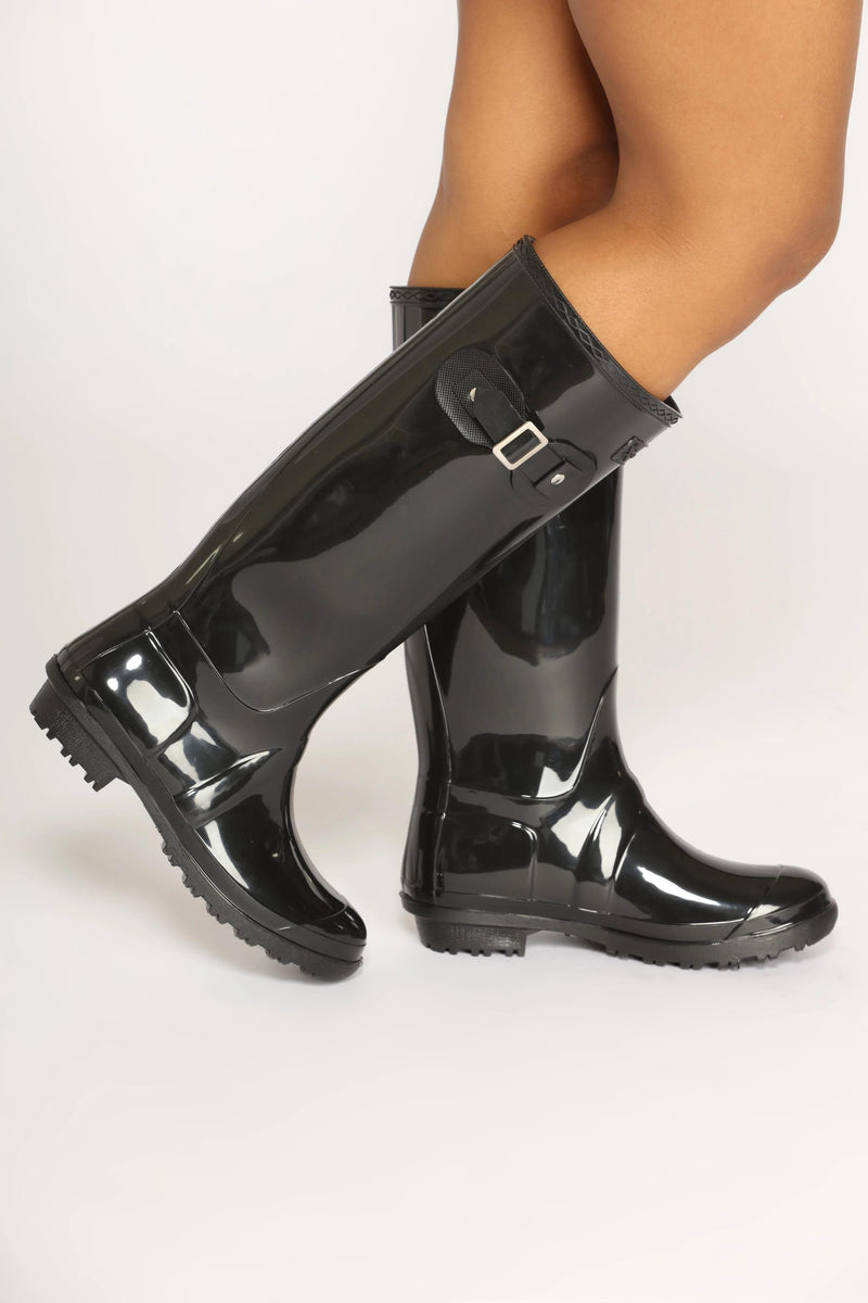 Don't Rain On Me Boots - Black