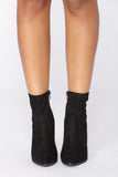 Let's Go Now Bootie - Black
