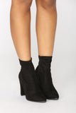 Let's Go Now Bootie - Black