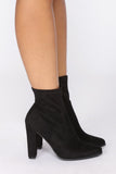 Let's Go Now Bootie - Black